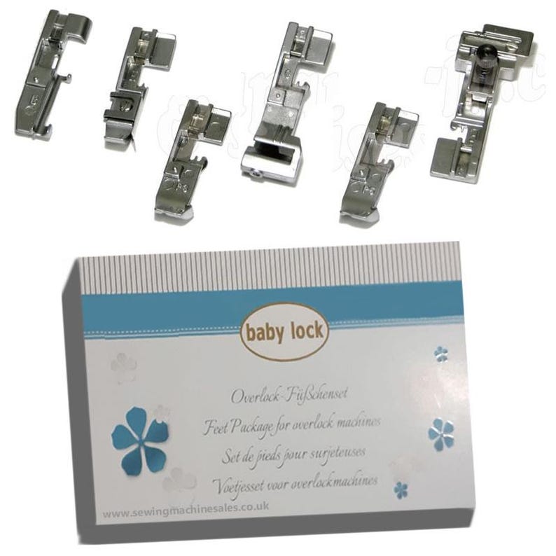Baby Lock foot set for overlockers