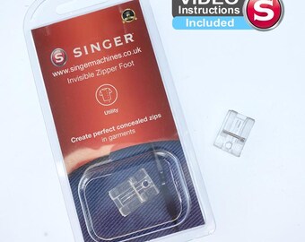 Genuine Singer Invisible Zipper Foot – Concealed Zip Insertion