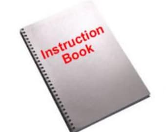 Janome 1804 Sewing Machine Instruction Book - Hard Copy - Printed & Bound