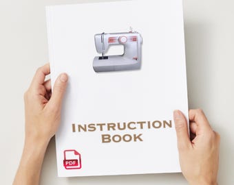 Toyota RA72 Sewing Machine Instruction Book - Instant Digital