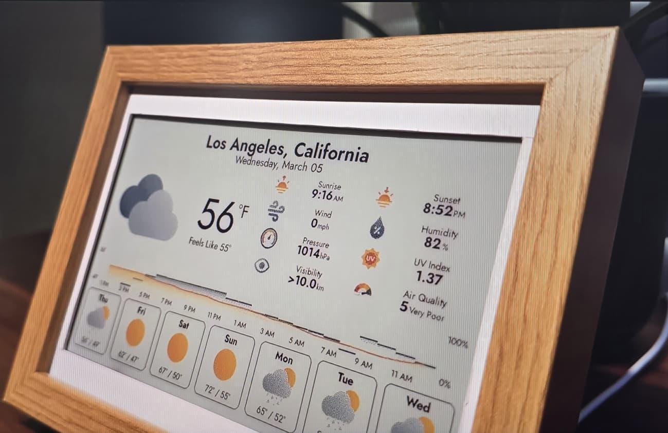 Smart Color Ink Screen Smart Color E-ink Dashboard Display – 7 Inch - Etsy