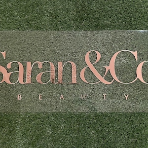 Business Logo Sign, 3D Door Wall Sign, Custom Logo Acrylic Business Signage, Office Storefront, Wall Hanging Business Office