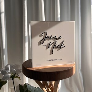 Glossy White Acrylic Wedding Envelope Box / Event Envelope Box /money ...
