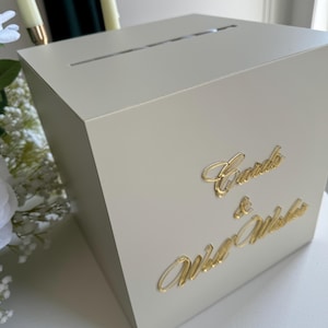 Glossy White Acrylic Wedding Envelope Box / Event Envelope Box /money ...