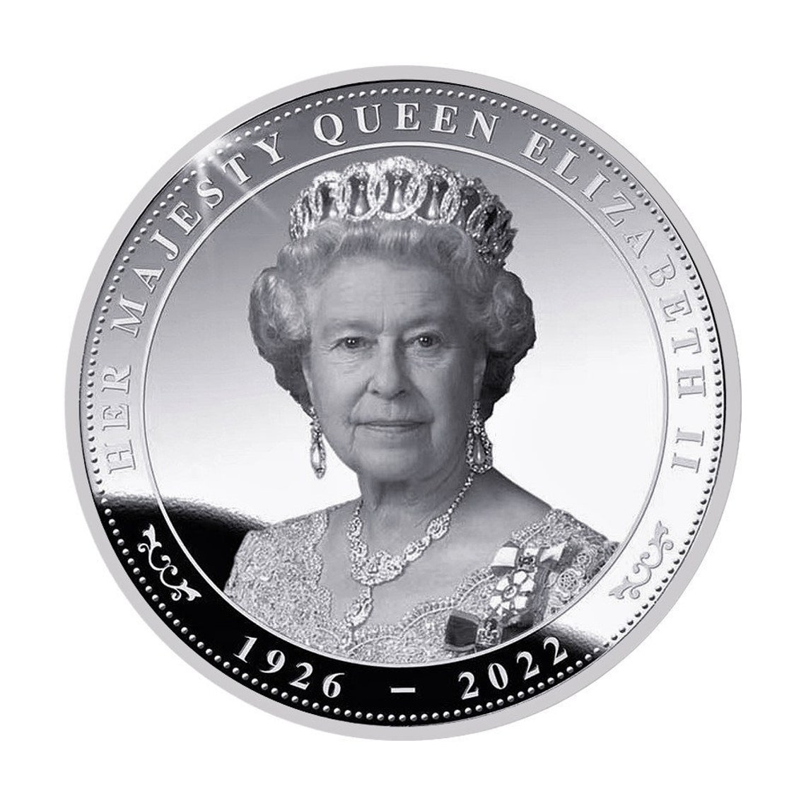 Queen Elizabeth II Commemorative Coin Memorial Ornament Etsy Australia