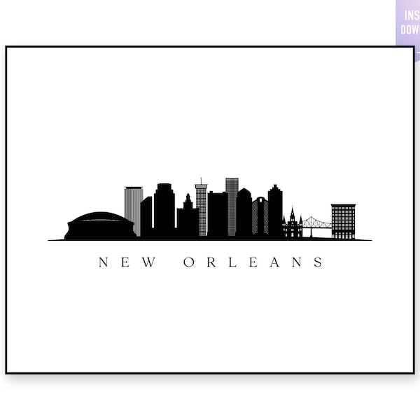 New Orleans Skyline - Etsy