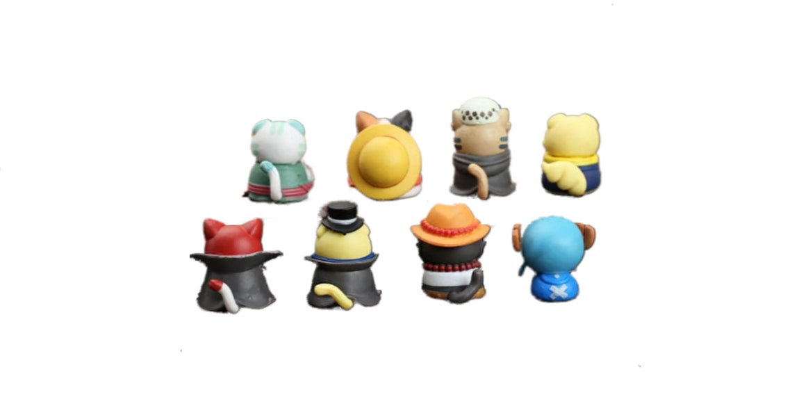 One Piece Cat Figure Etsy