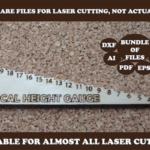 Focal height gauge
