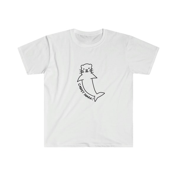 Frettchen Teppich Hai! - Unisex T-Shirt | Frettchen Lustige Teppich Haie Tee Einzigartiges Geschenk Haustier Eltern Fell Babys Mustelids Otter