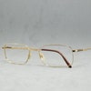 Lunettes De Soleil Vintage Neostyle Academic 200 - Or Ovale - NOS Années 80