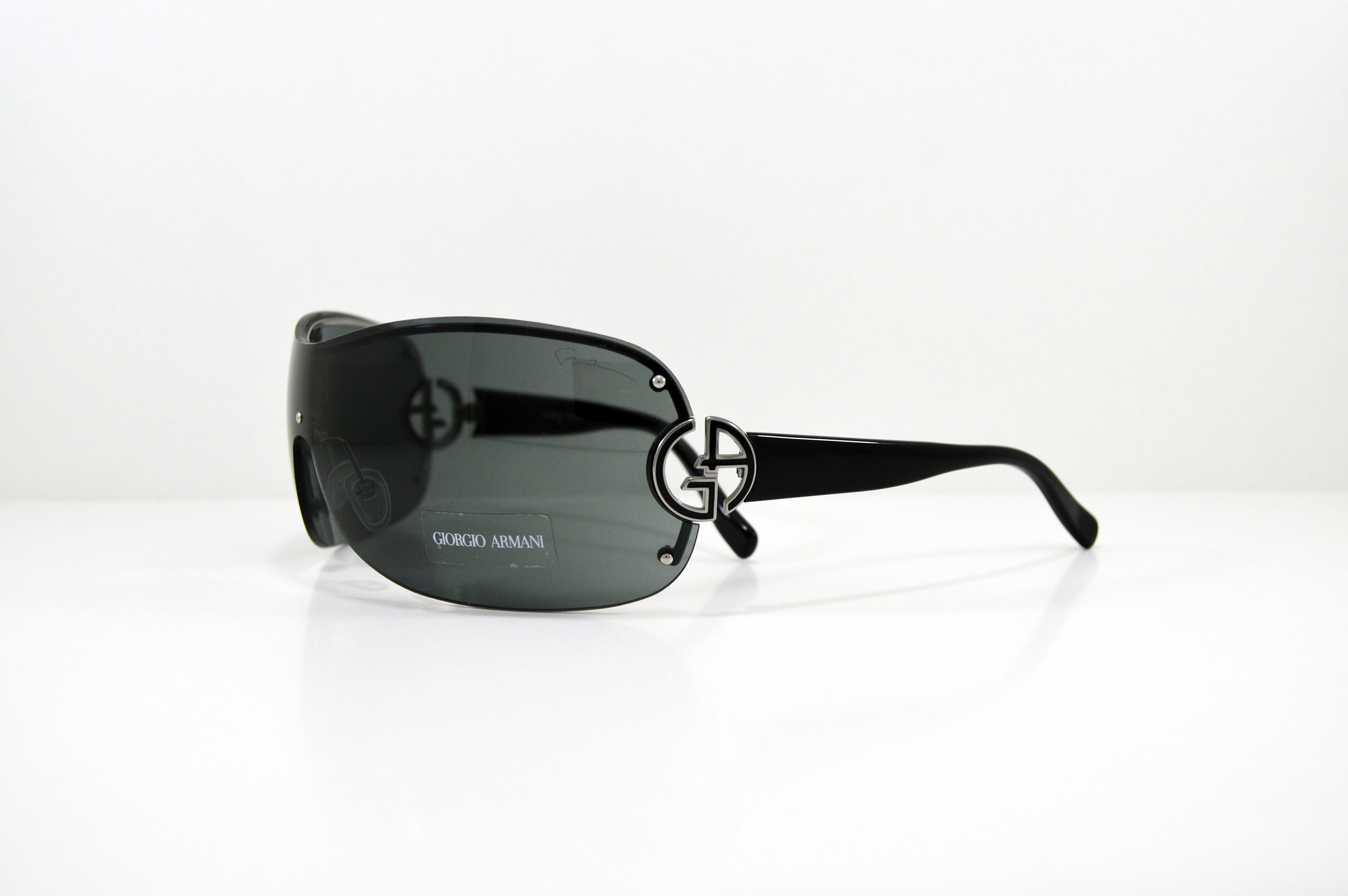 Giorgio Armani GA654/S D28BN Black Rhinestone Sunglasses Frame w Case Italy 57mm Giorgio Armani Sunglasses - Etsy main image 4