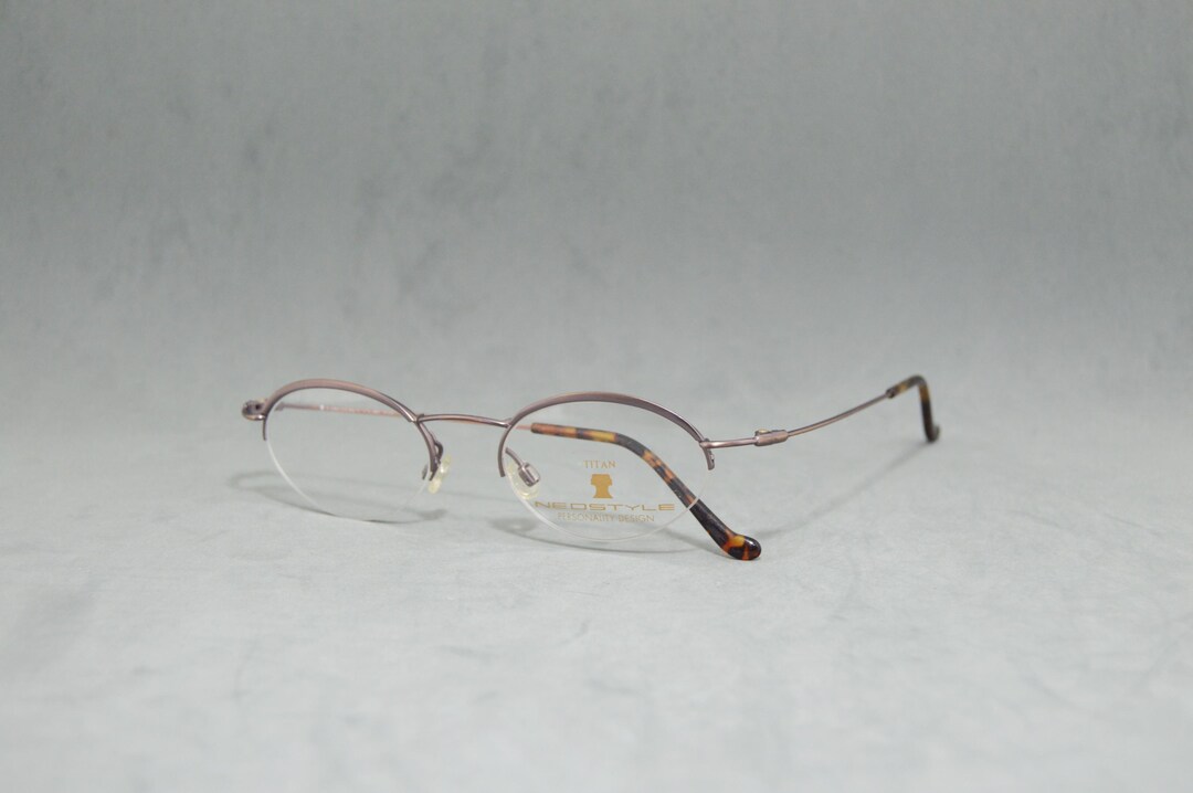 Monture De Lunettes Vintage Neostyle 41/419 - Rose Ovale, Titane/plastique, Neuf Sans étiquette