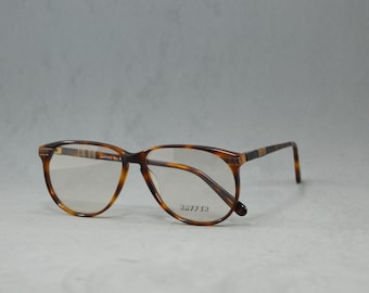Lunettes de vue vintage en acétate XAFFER NOS Unworn Rx Eyewear Classic OVERSIZE aviator marron foncé pilote drop unisexe homme femme des années 90 des années 80