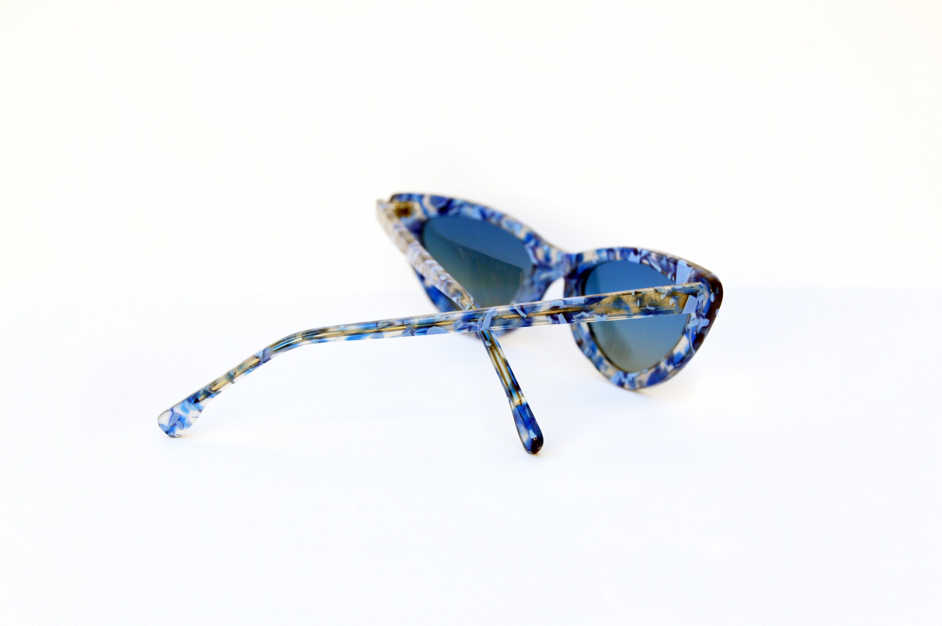 SUNGLASSES Vintage Design. Marbled Pure Acetate. Top 