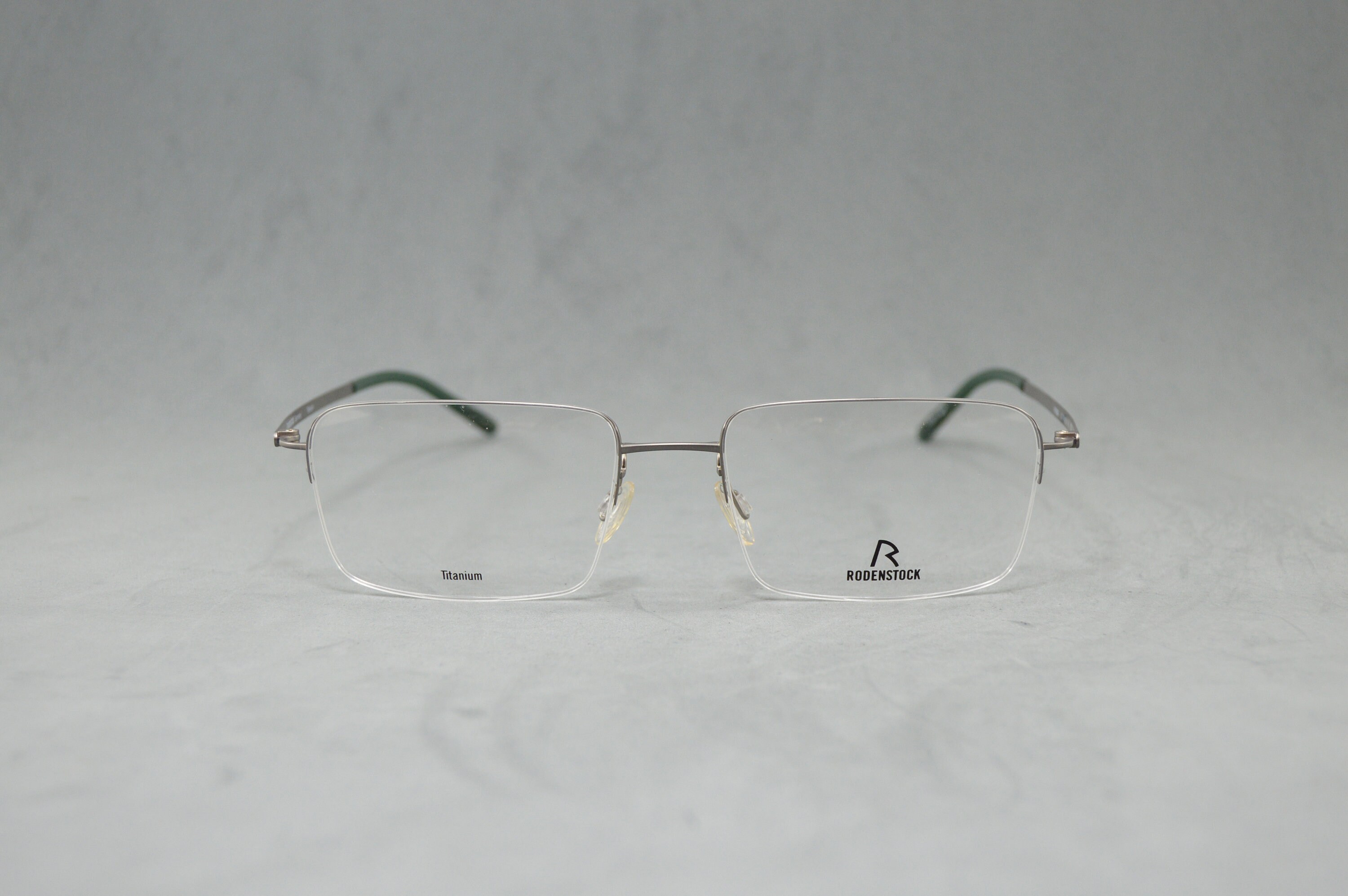 Vintage Semi Rimless Eyeglasses 100% Top Pure Titanium NOS Unworn