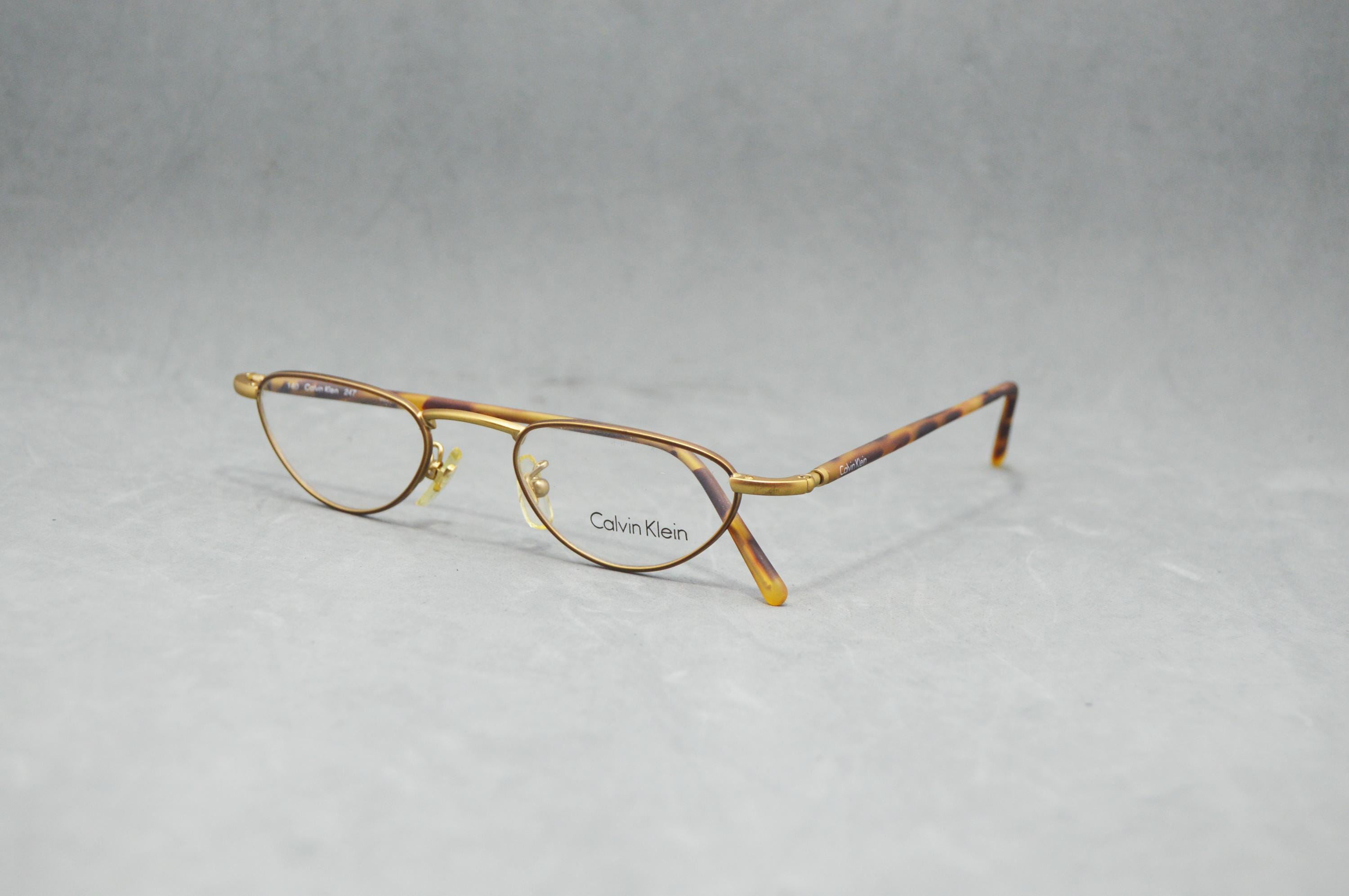 Vintage Calvin Klein Sunglasses 417S 510 Gold Metal Italy Frames Only K7 Calvin Klein Vintage Sunglasses - Etsy main image 4