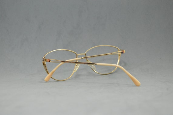 Vintage metal woman EyeGlasses CARLA CIRELLA  Unw… - image 6