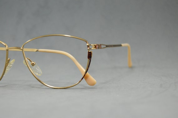 Vintage metal woman EyeGlasses CARLA CIRELLA  Unw… - image 3