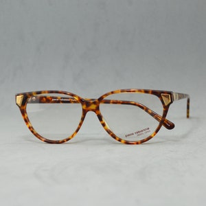 Vintage acetate woman eyeglasses Paco Rabanne 522 Indo Spain 90s Rx Eyewear NOS Unworn Classic cateye woman googles hipster hippy fashion