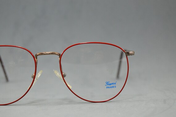 Vintage metal Eyeglasses GARVI frames CRIS NOS Un… - image 3