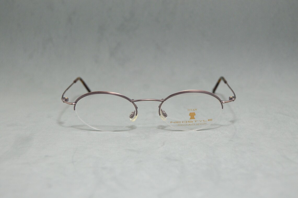 Lunettes De Soleil Vintage Neostyle Academic 200 - Or Ovale, Années 80, Neuves Avec étiquettes