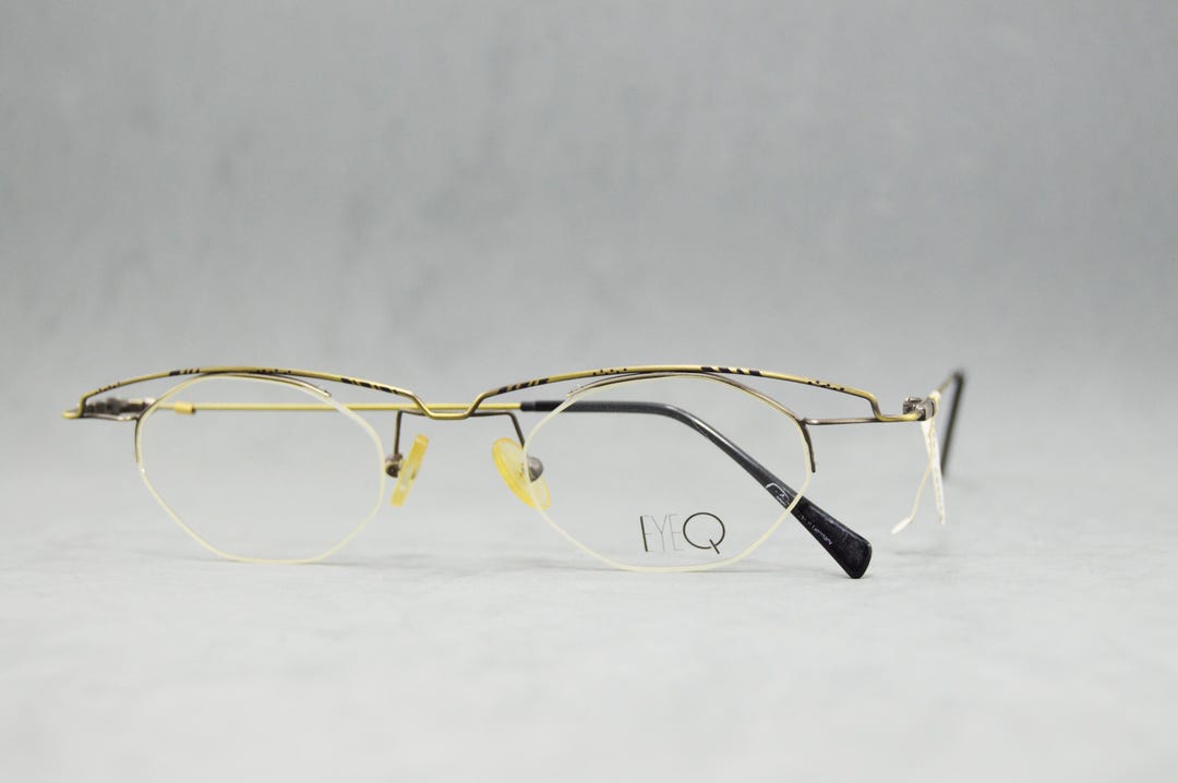 Top Vintage Eyeglasses Half Rimless 90s Flair EYEQ 816 706 Germany NOS ...