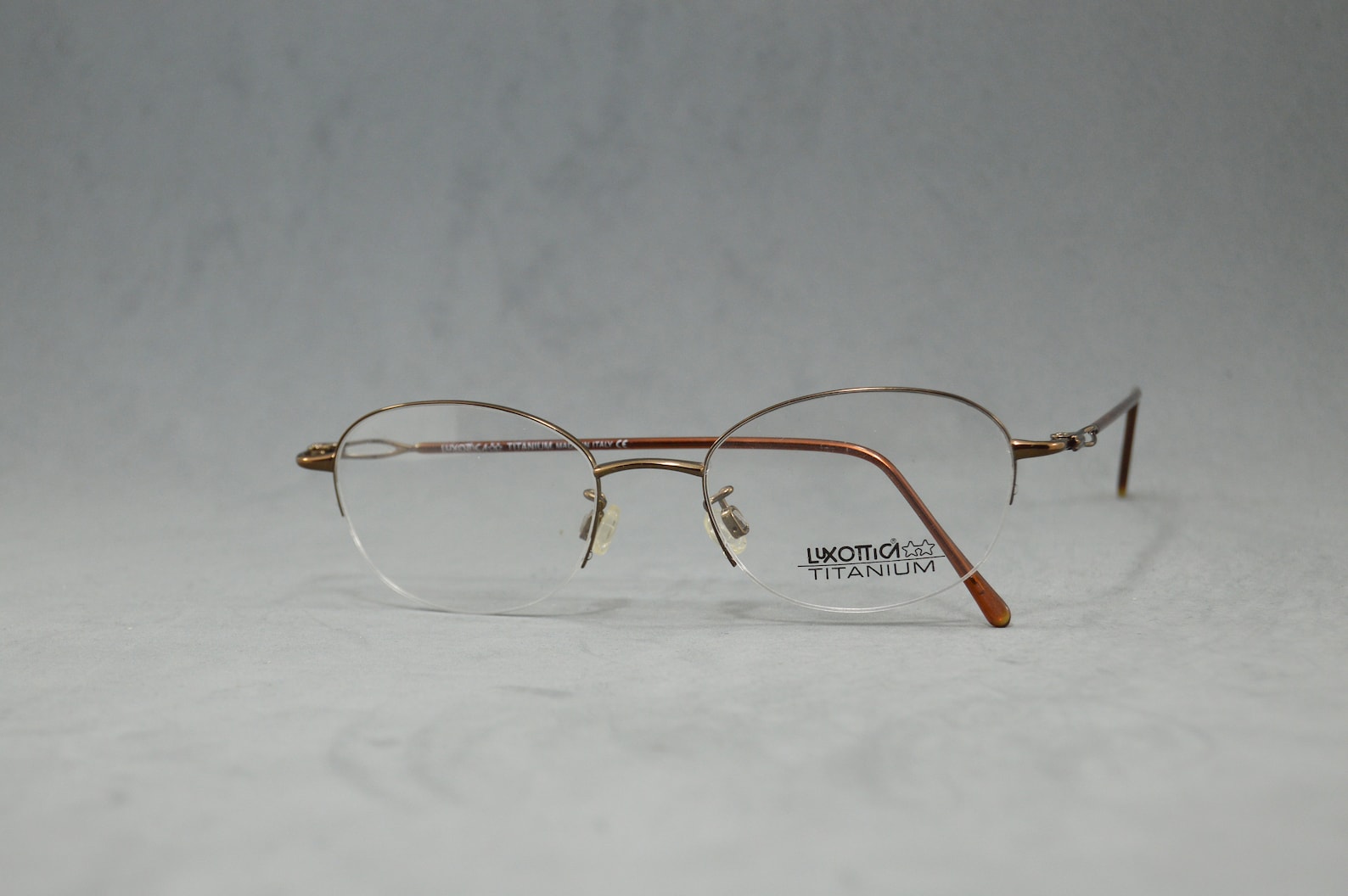 Vintage Eyeglasses LUXOTTICA Titanium NOS Unworn Classic Regular Size ...