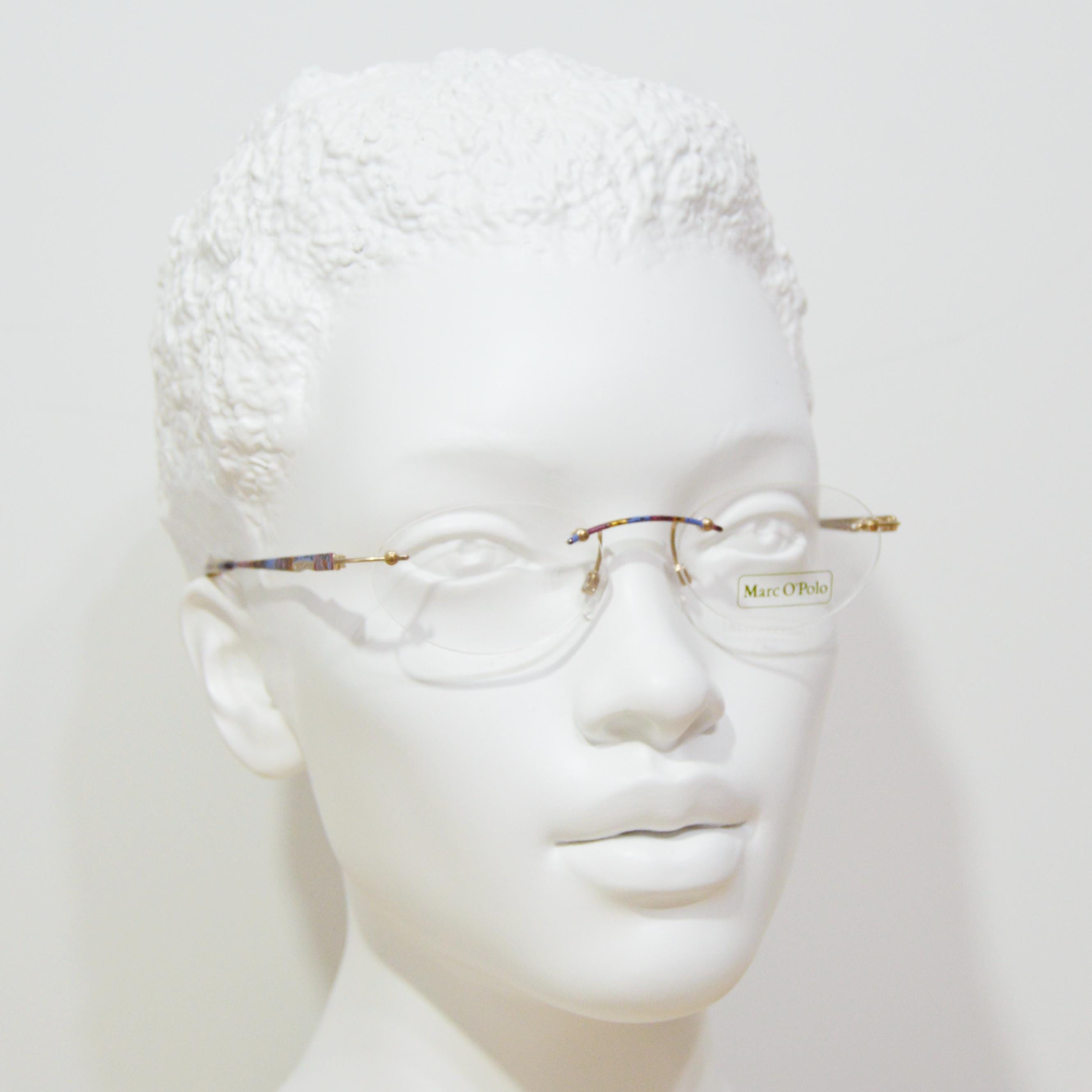 MARC O POLO by Metzler Top Vintage Rimless Eyeglasses Germany NOS