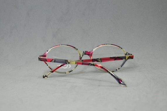 Vintage acetate eyeglasses Carla Cirella Multicol… - image 5