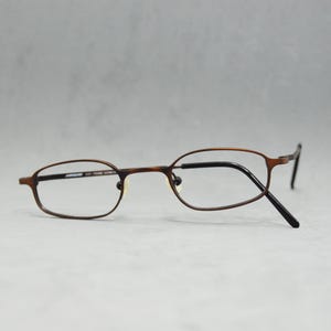 Vintage reading Eyeglasses MEITZNER SAFI Germany NOS narrow oval Eyewear Incluided rx Prescription Unisex man Woman 00s half-moon glasses