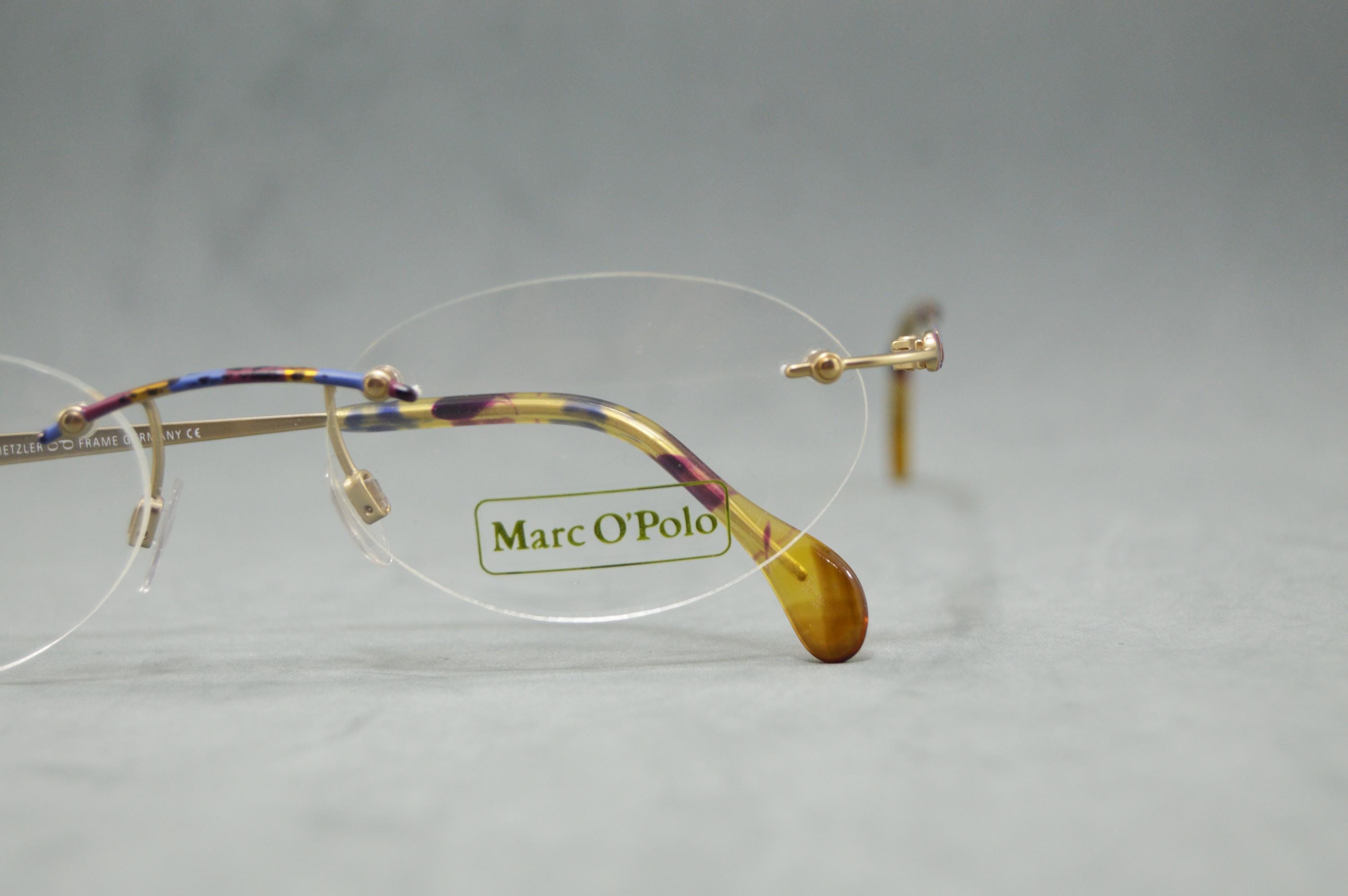 【保管品】未使用 Marc O'Polo BY METZLER Germany MARC O POLO by Metzler Top Vintage Rimless Eyeglasses Germany NOS