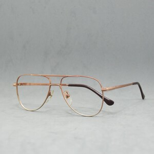 Vintage Eyeglasses MEITZNER MARBURG Eyewear NOS Unworn. Classic Aviator drop pilot style 90s Regular size Unisex man woman gradient bronze