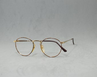 Vintage Metall Brille.Xaffer. Klassische Metallbrille. NOS Ungetragen. Unisex, Mann, Frau runden Stil. Rx eyewear.Brille