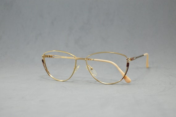 Vintage metal woman EyeGlasses CARLA CIRELLA  Unw… - image 1