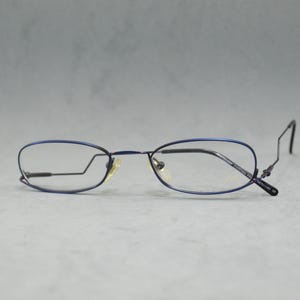 Vintage reading Eyeglasses MEITZNER CASCINA Germany NOS narrow oval Eyewear Incluided rx Prescription Unisex man Woman 90S half-moon glasses
