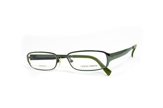 Vintage Eyeglasses Giorgio Armani 410 Titanium NOS Square Small Eyeglasses Rx Eyewear Specs Prescription Glasses Unisex Man Woman Elegant Etsy Canada