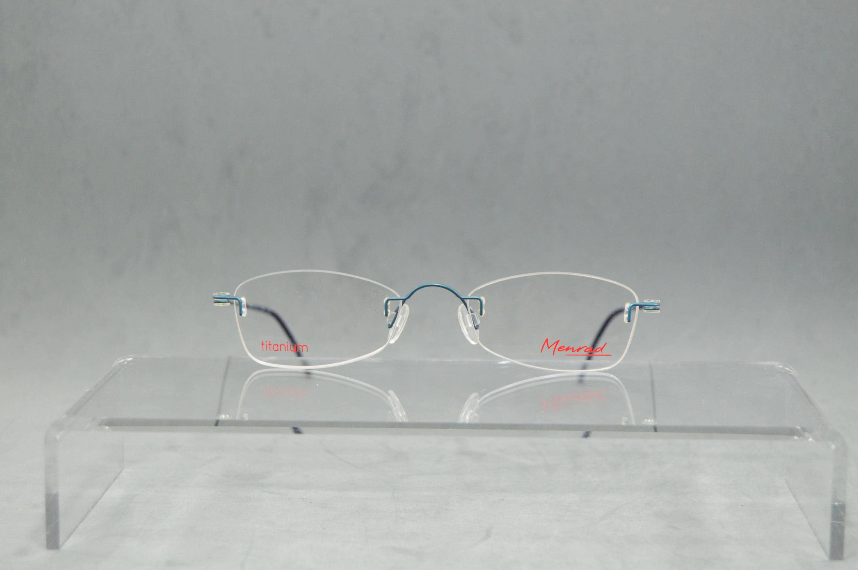 Vintage Rimless Eyeglasses Brand MENRAD by FMG Nos Vgt Classic Oval ...