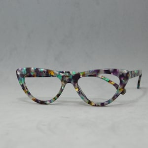 EYEGLASSES vintage retro desing Marbled Acetate Top manufacture quality EYEWEAR SPECS Cateye tortoise lilac green ivory honey woman reading