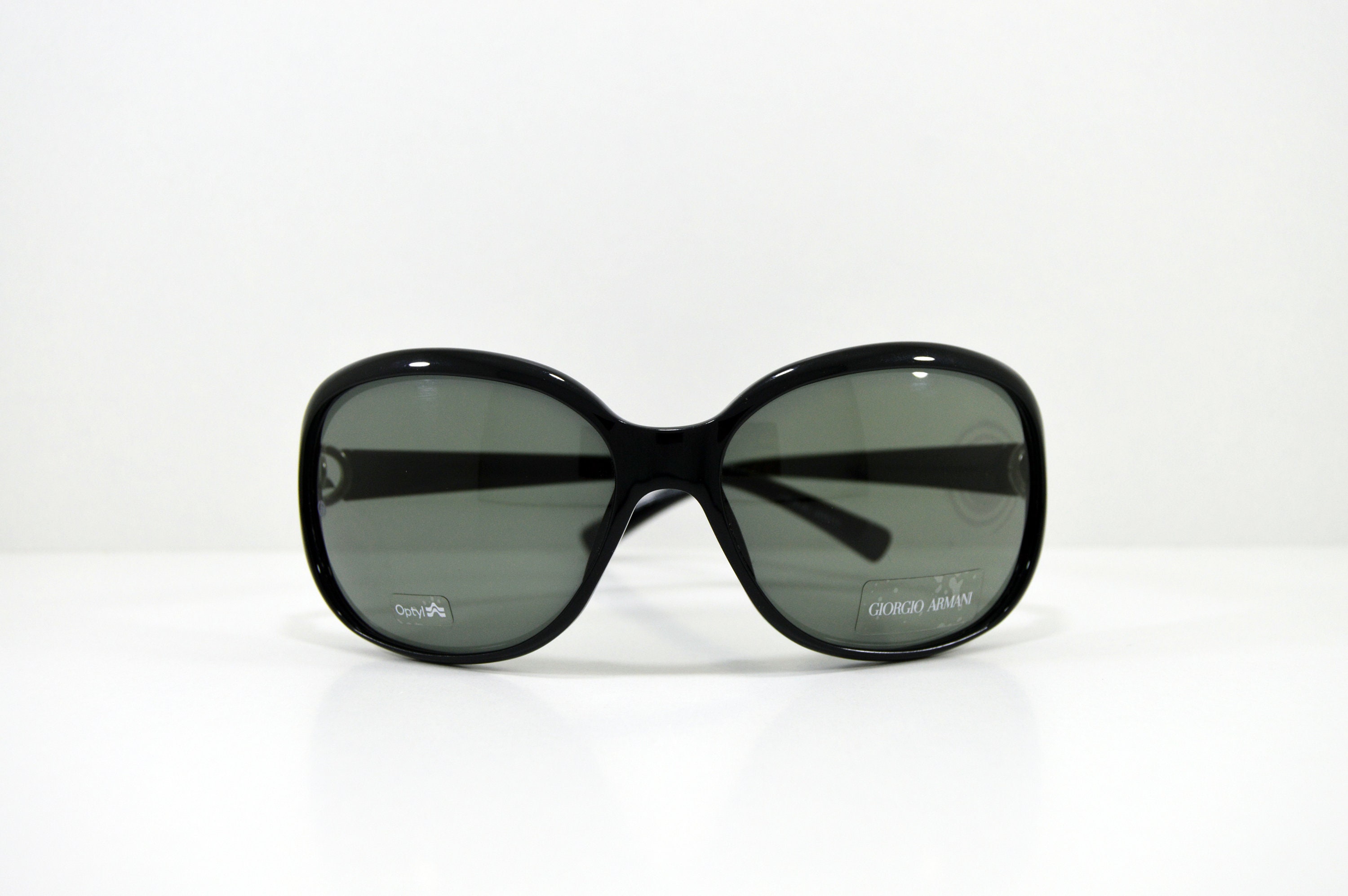 Vintage Sunglasses Giorgio Armani NOS Unworn Unisex Wrap Rounded 
