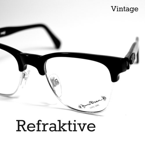Monture De Lunettes Vintage OPU OU 0011501 Gunmetal Ovale - NOS, Allemagne, Métal, Pour Verres Correcteurs