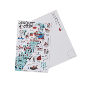 Door County, Wisconsin Postcard