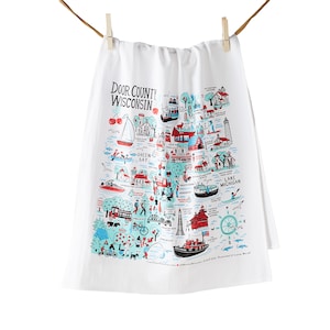 Door County Wisconsin Kitchen Towel