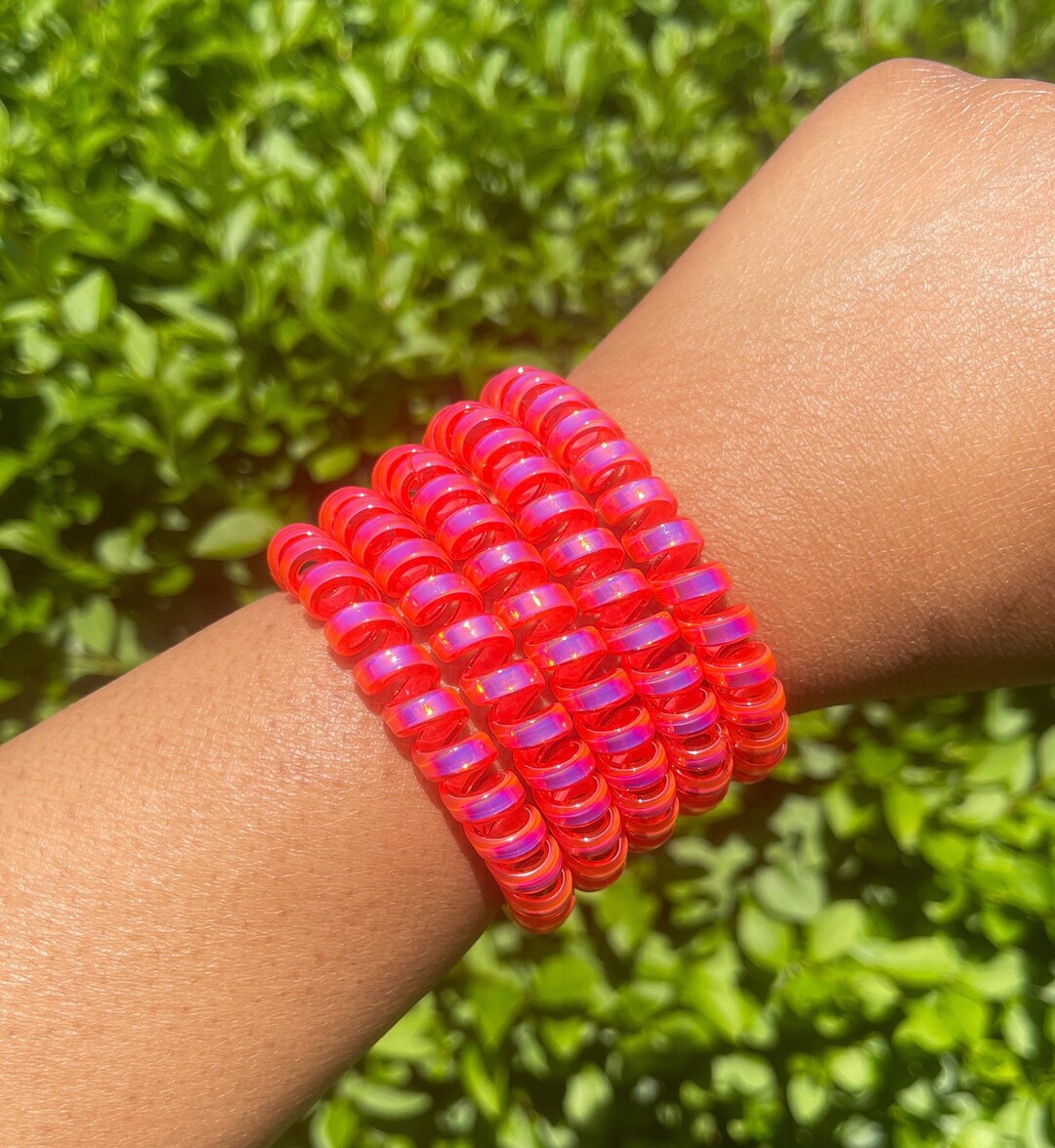 Hot Pink Stretchy Bracelet, Bracelets for Girls, Birthday Gifts, Pink