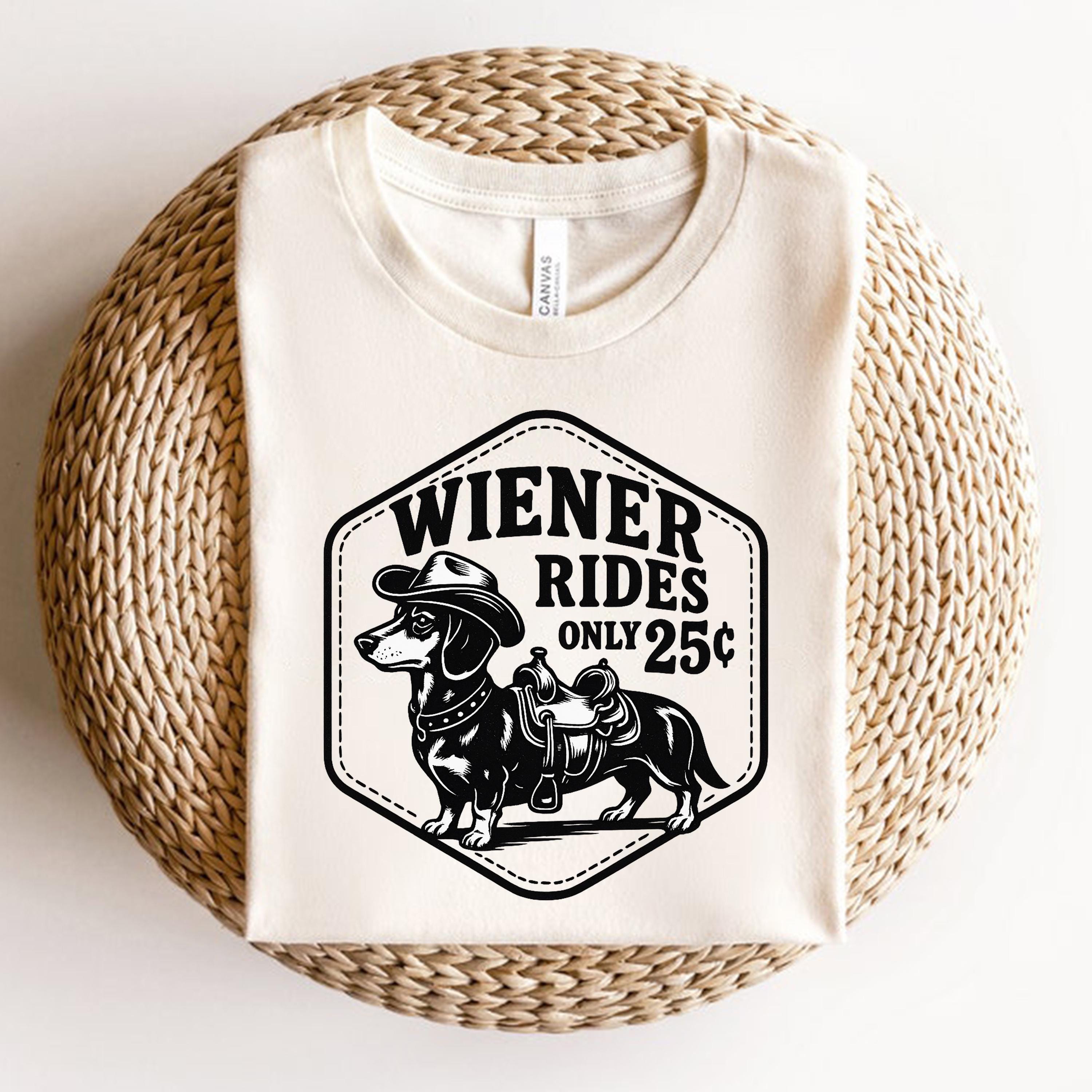 Wiener Rides 25 Cents SVG PNG, Funny Dachshund Dog, Funny Dog