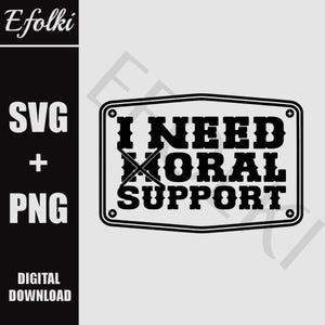 Jag behöver oralt stöd SVG PNG, hattmärke png svg, lasergravering digital fil, XTool hattmärke design, konstläder, sublimering.