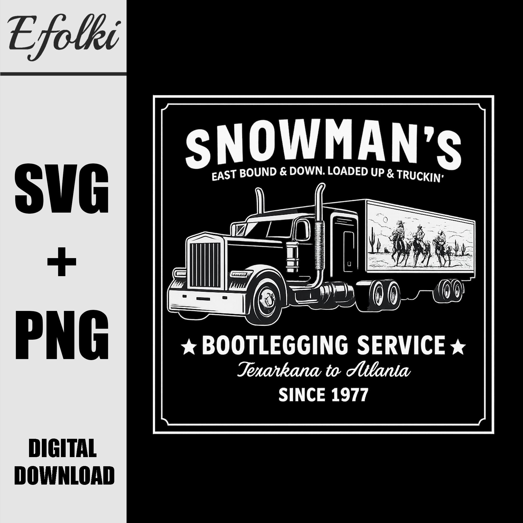 Snowman’s Bootleg Service SVG PNG, Snowman's Bootleggin' Service ...