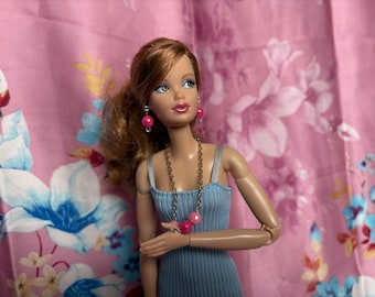 Doll jewelry set, 12" doll accessories