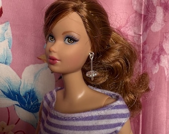 Doll Earrings, 12" doll accessories