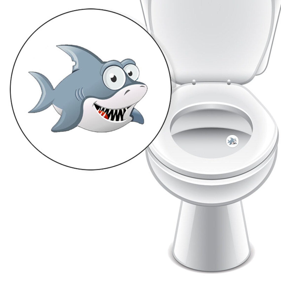 4 Urinal Stickers Shark Urinal Fly Urinal Target Stickers Etsy