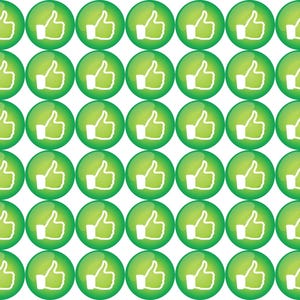 54 autocolantes &quot;polegar para cima&quot; - autocolantes de recompensa - polegar para cima